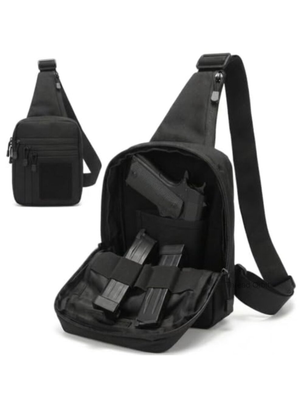 Tactical Quick-Draw Sling Bag Crossbody EDC Oxford Shoulder Bag